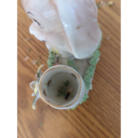 Vintage Anthropomorphic Puppy Dog Planter or Matchstick Holder Kitschy Figurine - Picture 6 of 11